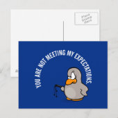 Tijd voor uw jaarlijkse review van de werknemerspr briefkaart (Voorkant / Achterkant)