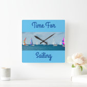 Tijd voor verkoop vierkante klok (Huis)