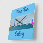 Tijd voor verkoop vierkante klok (Hoek)