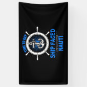 Tijd voor verzending en een kleine Nauti Spandoek (Verticaal)