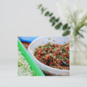 Tijd voor vistacos-Briefkaart Briefkaart (Staand voorkant)