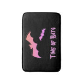 Tijd voor vleermuizen - Roze en Paarse Abstracte P Badmat (Voorkant Verticaal)