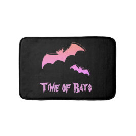 Tijd voor vleermuizen - Roze en Paarse Abstracte P Badmat
