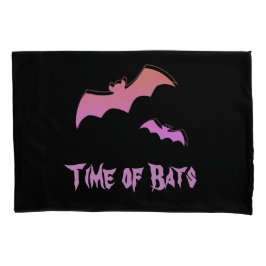 Tijd voor vleermuizen - Roze en Paarse Abstracte P Kussensloop