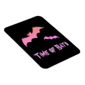 Tijd voor vleermuizen - Roze en Paarse Abstracte P Magneet (Rechterzijde)