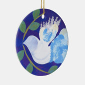 Tijd voor vrede keramisch ornament (Rechts)