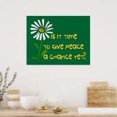 Tijd voor vrede poster (Keuken)