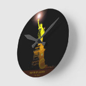 Tijd voor Vrijheid: De Muur van het Vrijheidsbeeld Ronde Klok (Hoek)