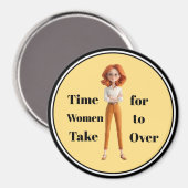 Tijd voor vrouwen magneet (Voorkant / Achterkant)