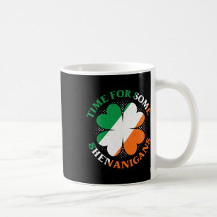 Tijd voor wat kattenkwaad St. Patrick's Day Iers I Koffiemok