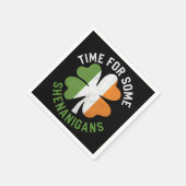 Tijd voor wat ondeugendheden Clover St. Patrick's  Servet (Hoek)