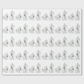 Tijd voor Westie-partij Cadeaupapier (Vlak)