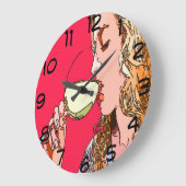 Tijd voor wijn, klokgezicht grote klok (Hoek)