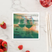 Tijd voor Wine Down Cocktail Napkins Servet (Insitu)