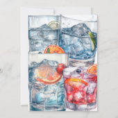 Tijd voor wodka, uitnodiging voor volwassen verjaa (Achterkant)