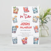 Tijd voor wodka, uitnodiging voor volwassen verjaa (Staand voorkant)