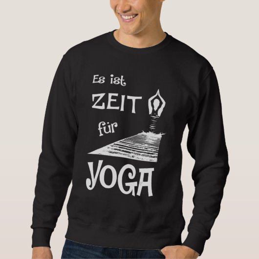 Tijd voor yoga trui (Voorkant)