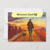 Tijd w/Beste Uitnodiging Boeddy Retirement Party (Voorkant)