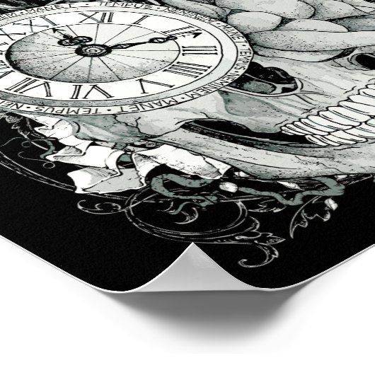 Tijd wacht op één Poster (Hoek)