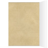 Tijd wacht op één sepia-Wenskaart (Binnen (Links))