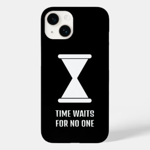 Tijd wacht op geen enkele uurglaszandklokprijs Case-Mate iPhone 14 hoesje