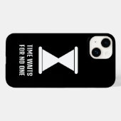 Tijd wacht op geen enkele uurglaszandklokprijs Case-Mate iPhone case (Achterkant (horizontaal))