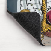 Tijd wacht op niemand muismat (Hoek)