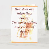 Tijd wist inspiratiekaart uit kaart (Voorkant)