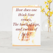 Tijd wist inspirerende kaart uit (Gele Bloem)