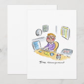 Tijdbeheer Kaart (Voorkant / Achterkant)