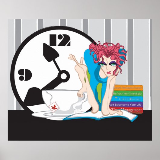 tijdbeheer poster (Voorkant)