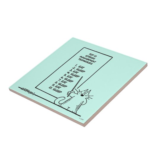 Tijdbeheer Tegeltje (Zijkant)