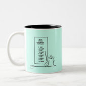 Tijdbeheer Tweekleurige Koffiemok (Links)