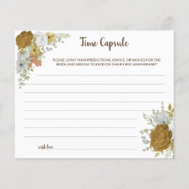 Tijdcapsule Advies Boho Herfst Bruidsfeest Kaart