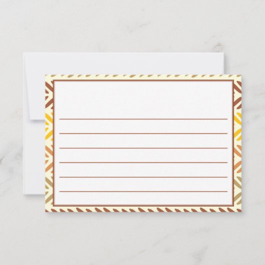 Tijdcapsule Boho Rainbow Woodland Dierlijke Verjaa Notitiekaartje (Voorkant)