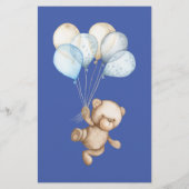 Tijdcapsule Teddy Bear Baby shower (Achterkant)