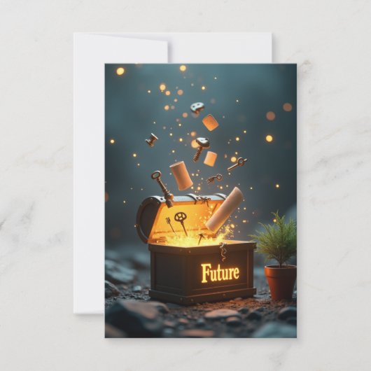 Tijdcapsule van je toekomstige meditatie Kaart (Voorkant)