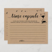 Tijdcapsuleadvies koppel douche engels Spaans (Voorkant / Achterkant)