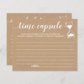 Tijdcapsuleadvies koppel douche engels Spaans (Voorkant / Achterkant)