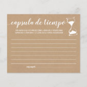 Tijdcapsuleadvies koppel douche engels Spaans (Achterkant)