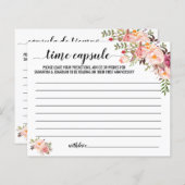 Tijdcapsuleadvies koppel douche engels Spaans (Voorkant / Achterkant)