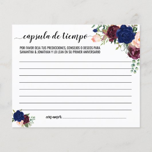 Tijdcapsuleadvies koppel douche engels Spaans (Achterkant)