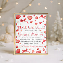 Tijdcapsulebord voor lieve schat