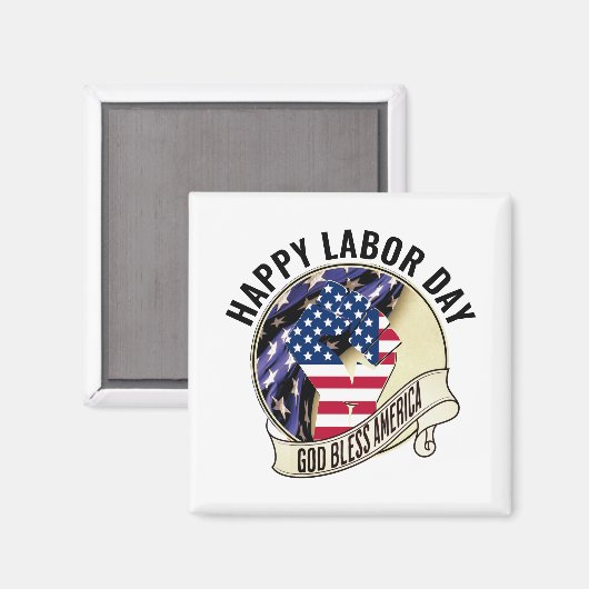 TIJDDAG VAN DE ARBEID MAGNEET (Voorkant / Achterkant)