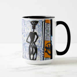 Tijdelijk Abstract Afrikaans design Mok