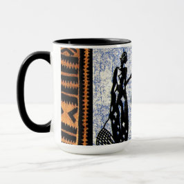 Tijdelijk Abstract Afrikaans design Mok