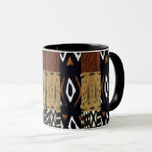 Tijdelijk Abstract Afrikaans design Mok (Voorkant rechts)