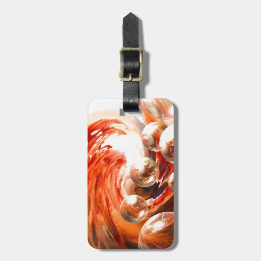 Tijdelijk Abstract Bagagelabel (Voorkant verticaal)