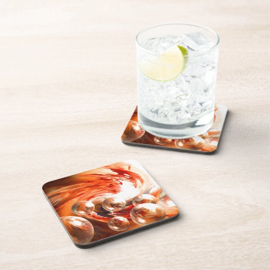 Tijdelijk Abstract Bier Onderzetter (Rechterzijde)