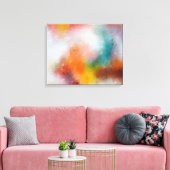 Tijdelijk Abstract Canvas Afdruk (Insitu (Woonkamer))
